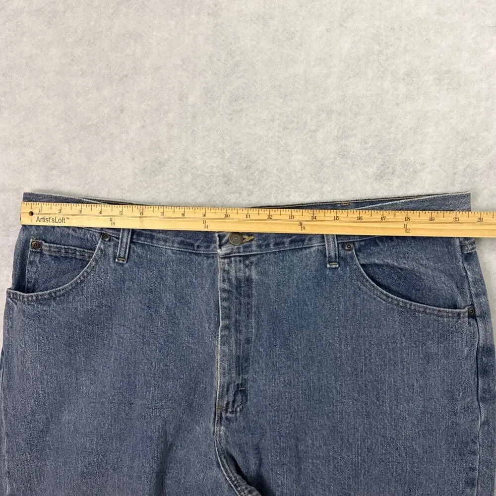 Wrangler Jeans Bundle Mens 42x32 Carpenter Relaxed Fit Workwear Denim Lot 2